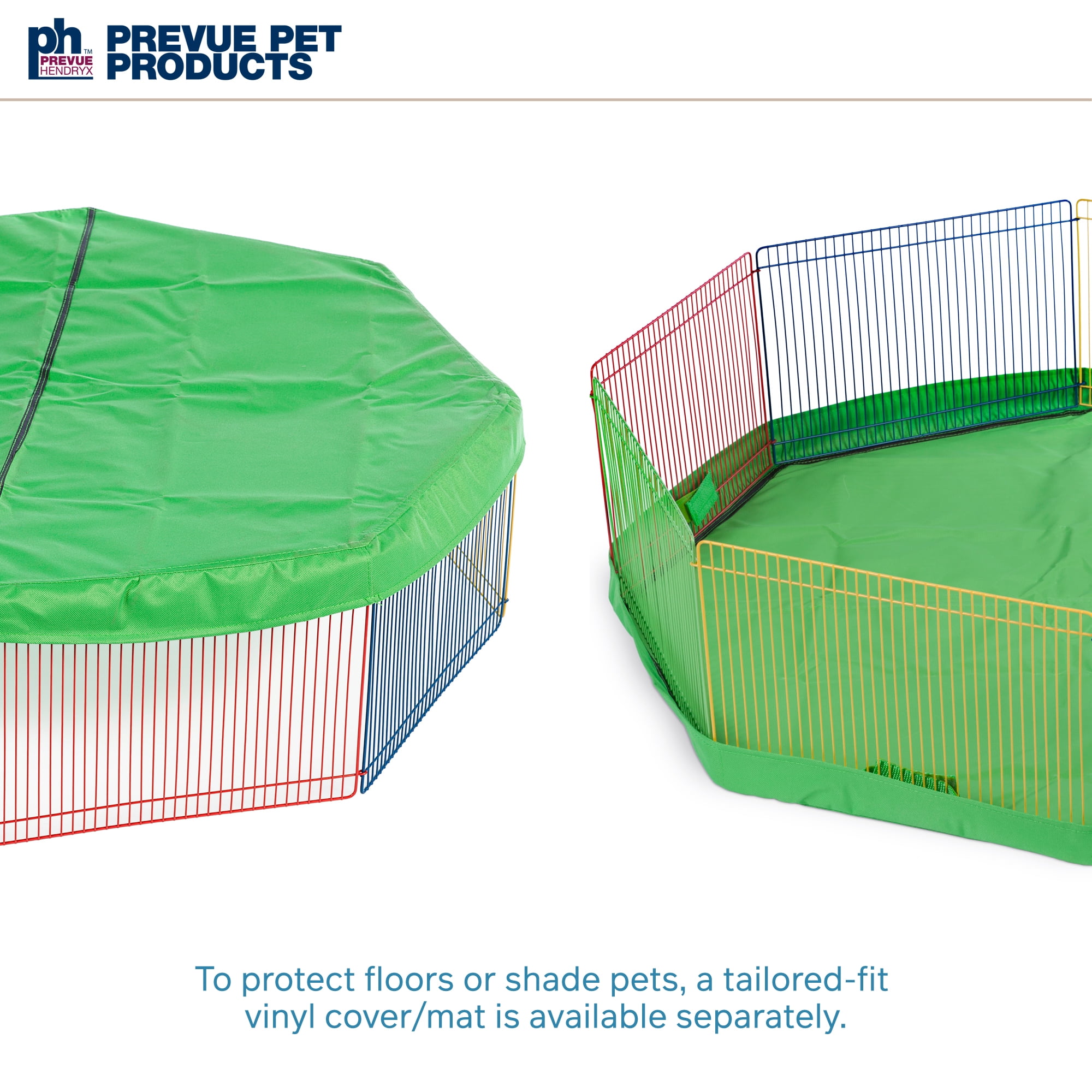 Prevue Pet Products Multi-Color 8-Panel Small Animal Pet Playpen
