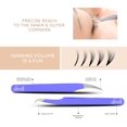 thumbnail image 4 of SIVOTE Pinces à Extensions de Cils pour Cils Classiques et Volume, Lot de 5, Violet, 4 of 7