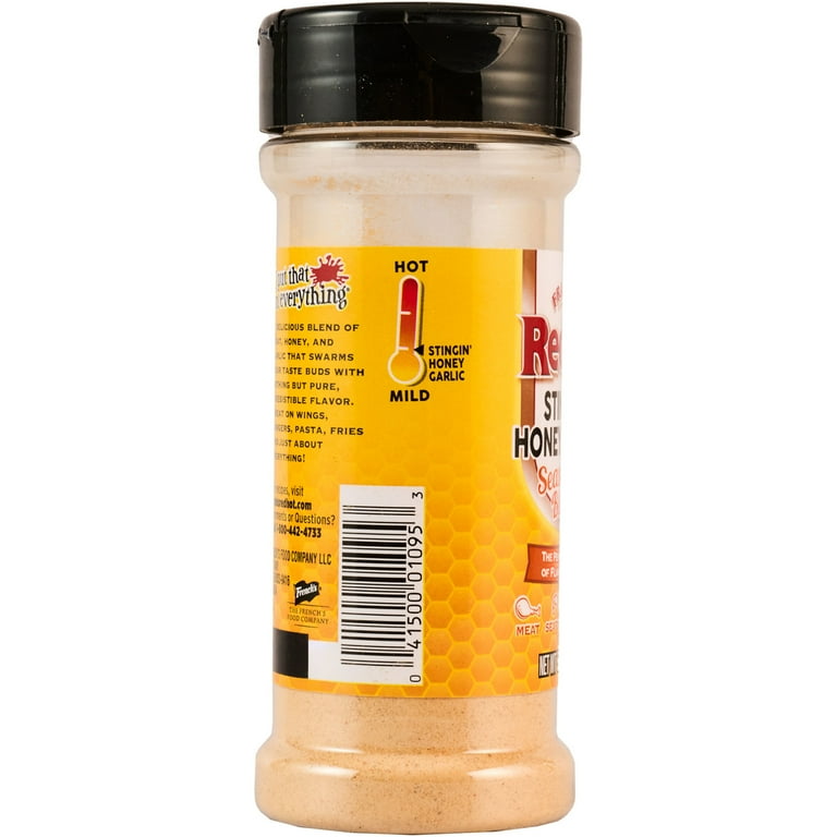 Frank's RedHot Stingin' Honey Garlic Seasoning - Gluten Free, 5.36 Oz, Sweet & Spicy Blend For Chicken, Burgers, Fries