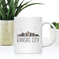 thumbnail image 2 of Koyal Wholesale Colorful City Skyline Graphic Ceramic Coffee Mug, Kansas City, 2 of 5