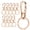 Golden, variant on 10Pcs Metal Keychains Keyring Key Chain Ring Clip Holder Organizer for Home Car Keys Key Finder Women Men