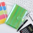 thumbnail image 4 of LOVIVER a6 pockets envelopes clear Planner Stickers .7cmx12.9cm Green, 4 of 6