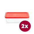 thumbnail image 3 of Pyrex 1102267 Portable 9-Pc Double Decker Set, 3 of 5