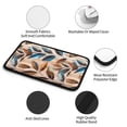 thumbnail image 5 of Car Handrails Box Pad 12.6 X 7.5 In Waterproof Non-Slip Wear-Resisting Durable Breathable Strong Tensile And Tensile Stretch Abstract Leaves (5), 5 of 7