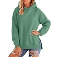 thumbnail image 2 of Trwkzve Long sleeve Hoodie Womens With Hood Sweatshirts Mint Green M, 2 of 7