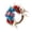 A, variant on Ouuluon 4th of July Patriotic Wreath Vine Artificial Wreath, American Flag Star Wreath for Independence Day Front Door Home Garden Outdoor Decoration