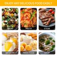 thumbnail image 5 of Veecome 20Pcs Cutlery Set Hammer Grain Mirror Finish Smooth Edge Stainless Steel Fork Spoon Set, 5 of 8
