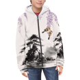 thumbnail image 3 of chaqlin Butterfly Hoodies for Girls 11-13 Trendy Y2K Zip up Hoodie Flowers Long Sleeve Hooded Sweatshirt Causal Jacket with Pockets, 3 of 7