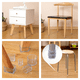 thumbnail image 5 of 16 piezas de tapas transparentes para patas de muebles, protectores de patas de goma antideslizantes para sillas, mesas y sofás, protectores para suelos de madera contra arañazos, 5 of 5