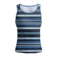 thumbnail image 5 of Sngxgn Men's Workout Tank Tops Gym Fitness Bodybuilding Sleeveless T Shirts(Blue,XXL), 5 of 5