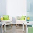thumbnail image 4 of Simples Conceptions Mini lampe de table de base chromée avec abat-jour en tissu 2 Pack Set, 4 of 4