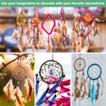 thumbnail image 5 of Uxcell 12-Pack Dream Catcher Rings,4.7 Inch Metal Round Shape Macrame Wreath Floral Ring Hoop for DIY Craft Decorations Silver, 5 of 6
