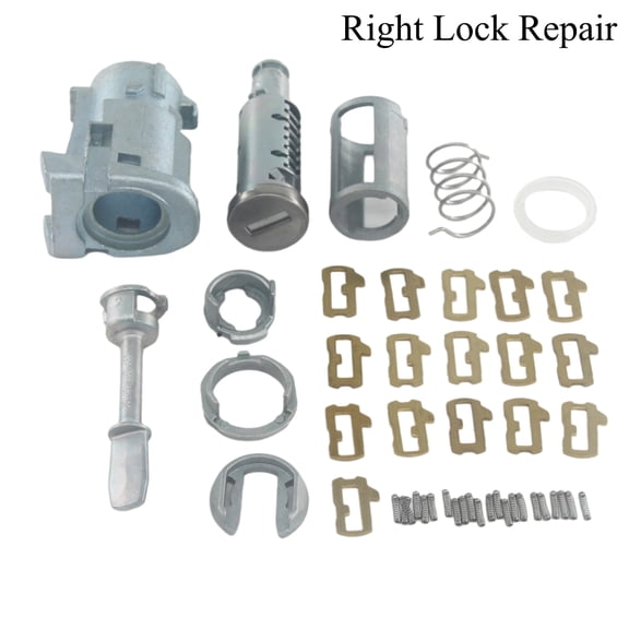 Right Lock Repair - Door Lock Cylinder with 2 Same Keys, For VW PASSAT SEAT TOLEDO LEON AROSA LUPO, 168/