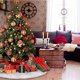thumbnail image 4 of Falda con forma de árbol de Navidad, 78 cm, color blanco, felpa, nieve, 4 of 6