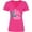 Cyber Pink, variant on Inktastic Ovarian Cancer Awareness Brave and Strong with Arrows Women's V-Neck T-Shirt