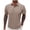 01 Brown, variant on Mens Shirt Short Sleeve Textured Knit Botton Summer Casual Vacation Beach Stretchy Collar Golf Shirts