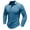 Light Blue, variant on WREESH Mens Workout Shirts Henley Shirts Fitness Jogger Undershirt Solid Color Long Sleeve Shirts Slim Fit Button Pullover Light Blue