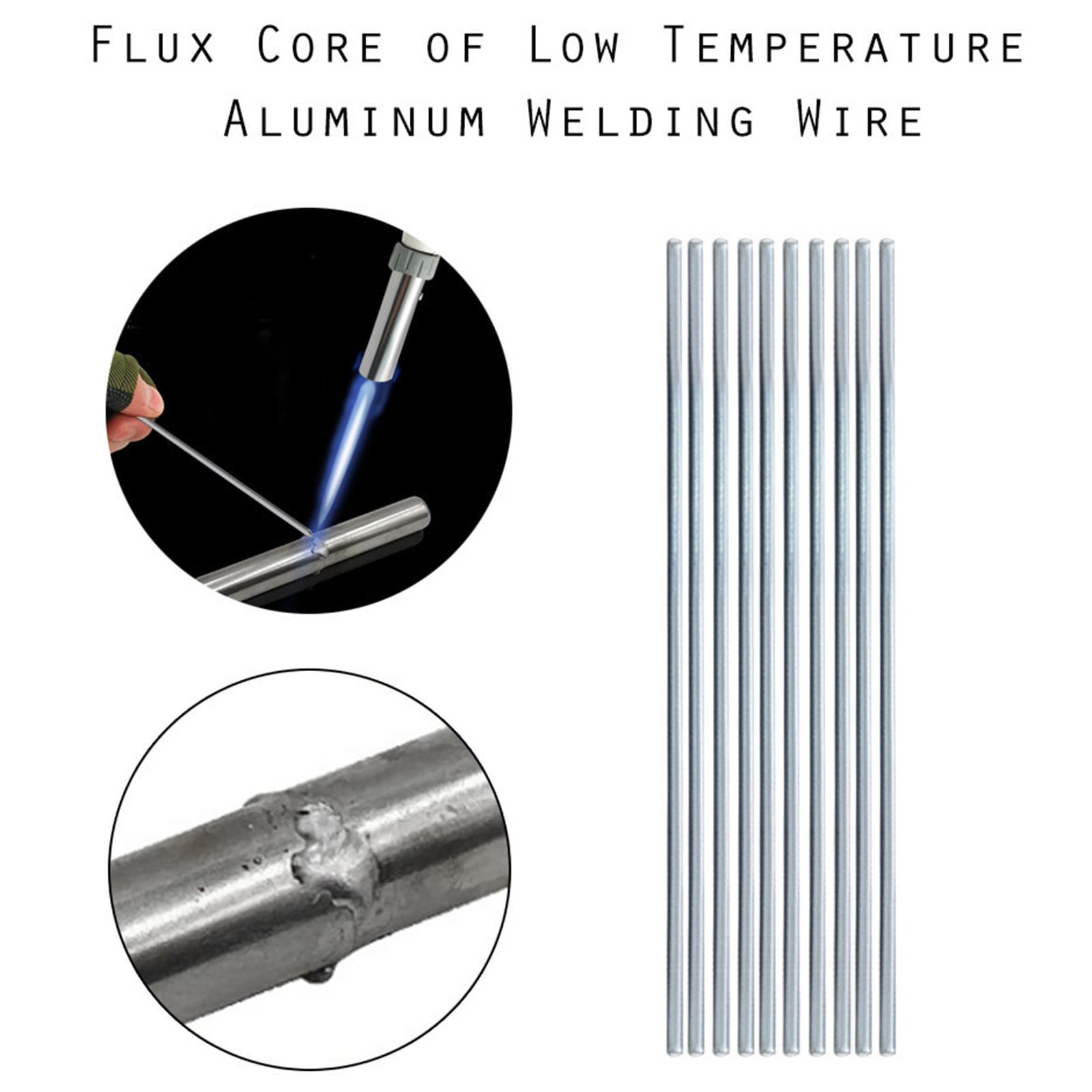 US 50PCS Universal low temperature aluminum welding rod aluminum flux cored wire 