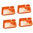 thumbnail image 2 of 4 platos para dumplings con platillo para mojar, platos para servir, platos de frutas y platos para aperitivos. Naranja, 2 of 9