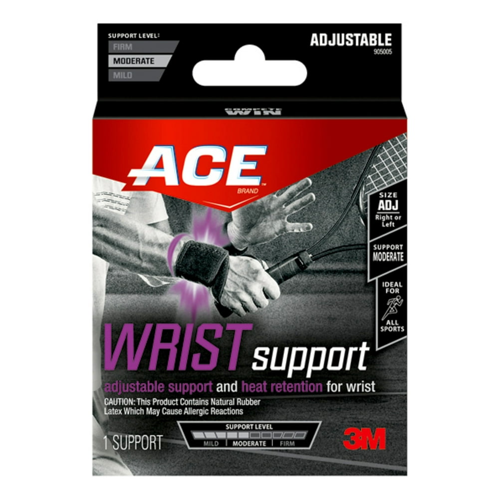 ACE Brand Adjustable Wrist Support, Odor Resistant Brace