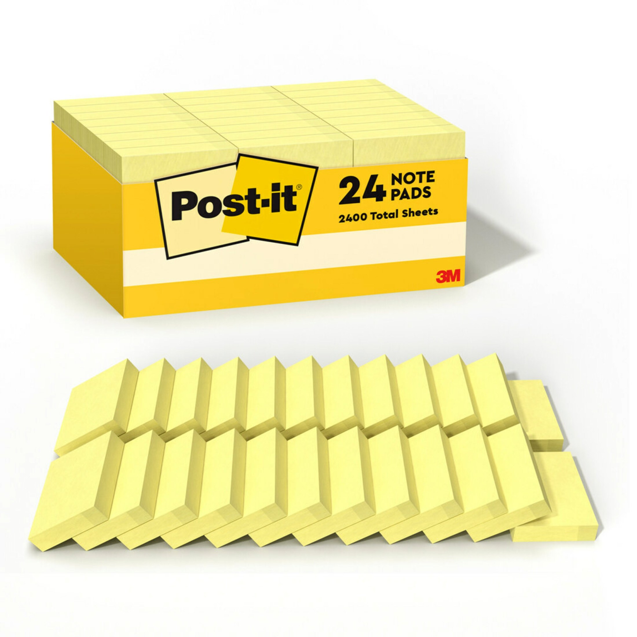 Post-it Notes Value Pack, 1.375" x 1.875", 24 Pads