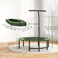 thumbnail image 3 of Soozier 45" Mini Trampoline, Foldable Fitness Exercise Rebounder, 3 of 10