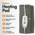 thumbnail image 3 of TheraCare, Heating Pad with Moist & Dry Heat, 4 Settings, 12"x15" Gray, 3 of 12