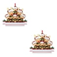 thumbnail image 4 of Ounissouiy Animal Árbol de Navidad Adorno colgante Chimenea Puerta Oficina Hotel Decoración del hogar Colgante decorativo 6 Animales 6 animales 2Conjunto, 4 of 6