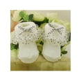 thumbnail image 5 of Newborn Baby Girls Kids Princess Bowknot Lace Ruffle Frilly Ankle Socks Bowknot, 5 of 11