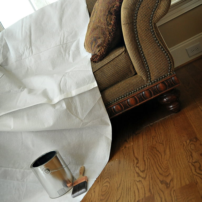 Super Tuff 8' x 12' Double Guard Drop Cloth, White Super Tuff 8' x 12' Double Guard Drop Cloth, White
