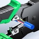 thumbnail image 3 of Pelacables Portátil, Herramienta para Pelar Cables, Cortador de Cables, Antideslizante, Corte Fino, Alicates Multifuncionales de Doble Uso, 3 of 8