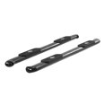 thumbnail image 1 of Aries S223043 Nerf Bar  With Step Pads; 4 Inch Oval Bent; Powder Coated; Semi-Gloss Black; Carbon Steel; With Welded End Caps; Rocker Panel Mount, 1 of 2