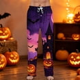 thumbnail image 2 of RUPKUL Mens Pajama Pants Drawstring Halloween Pjs Men Comfy Lounge Pants Men Loose Fit Adult Costumes Style Sleepwear, XXXL, 2 of 8