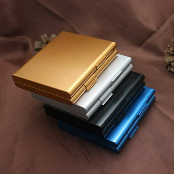UNOMOR Cigarette Pack Holder Aluminum Against Damp 1Pcs