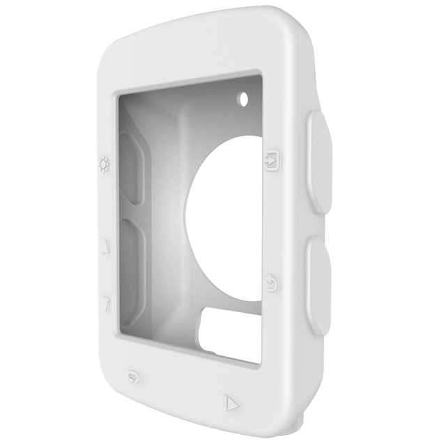 Funda protectora de goma para ordenador Edge 520, ciclismo, color blanco