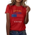 thumbnail image 2 of MAIHAN 250th Anniversary USA Shirt Patriotic American Flag Shirts for Women Men 1776-2026 Short Sleeve Tee Unisex(StyleB,Red,XL), 2 of 5