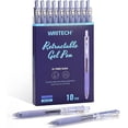 thumbnail image 1 of shiyou-Fine Point Gel Pens: Retractable 0.7mm Blue-Ink Color Pen for Journaling Smooth Writing Fine Point Tip Quick-dry Ink No Bleed Set 10ct, 1 of 4