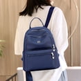 thumbnail image 2 of Sywqhk Bolso De Hombro Escolar De Nailon Resistente Al Agua, Mochila Informal Para Mujer (Azul Oscuro) Sywqhk Para estrenar, 2 of 4
