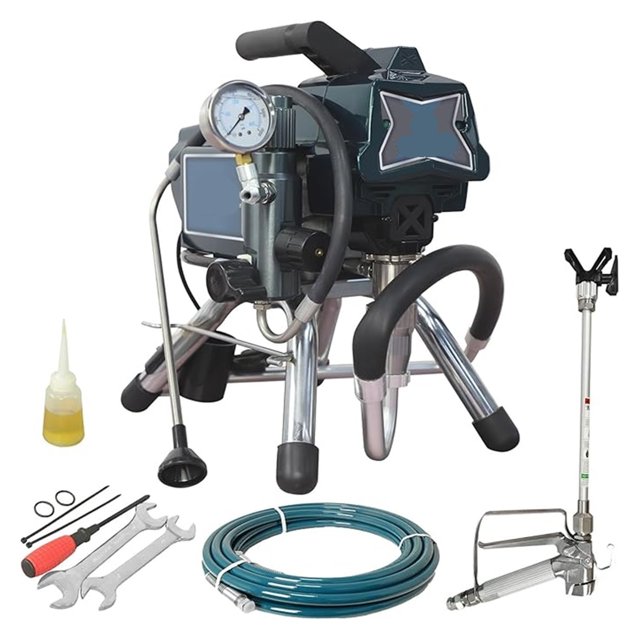 Trolley Airless Paint Sprayer Metal Vertical Sprayer For House Painting DIY Garage ,Efficient & Easy to use
