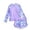 X3Purple, variant on lnmuld Girls 2 Piece Long Sleeve Zip Rash Guard Swimsuit Set Color:Multicolour,Size:4-5 Years