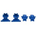 thumbnail image 3 of Caja de cambios delantera y trasera de aleación de aluminio para diferencial RC Traxxas LaTrax Teton Blue, 3 of 14