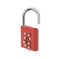 thumbnail image 5 of Unique Bargains 8-Digit Combination Padlock Push Button Locks for Locker Furniture Red 2Pcs, 5 of 5
