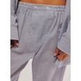 thumbnail image 4 of xiaxaixu Pantalon de Mode pour Femmes à Rayures Taille Haute Élastique Printemps Été Décontracté, 4 of 6
