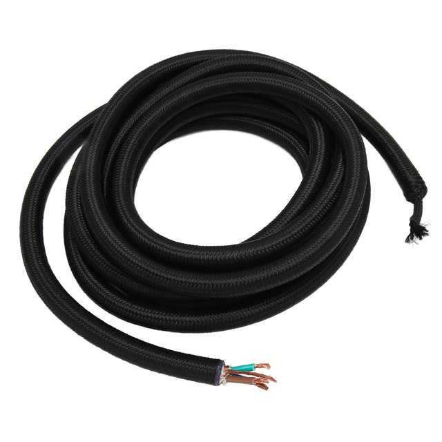 Cable de Alimentación de Alta Fidelidad Cable de Alimentación de Núcleo de Cobre 6N OCC para Equipo de Sonido de Tocadiscos de Subwoofer de Altavoz Reemplazo de Cable