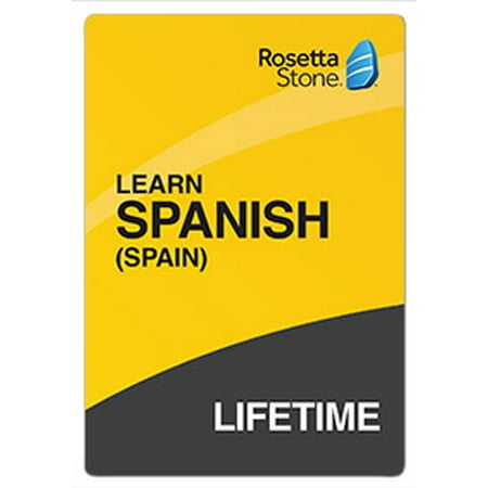 Rosetta Stone: Learn Spanish (Spain) with Lifetime Access on iOS, Android, PC, and Mac [Activation Code by Email]