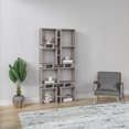 thumbnail image 2 of Ada Home Decor Furniture 4 Tier Open Shelf Light Mocha Bancroft Modern Bookcase, 2 of 7