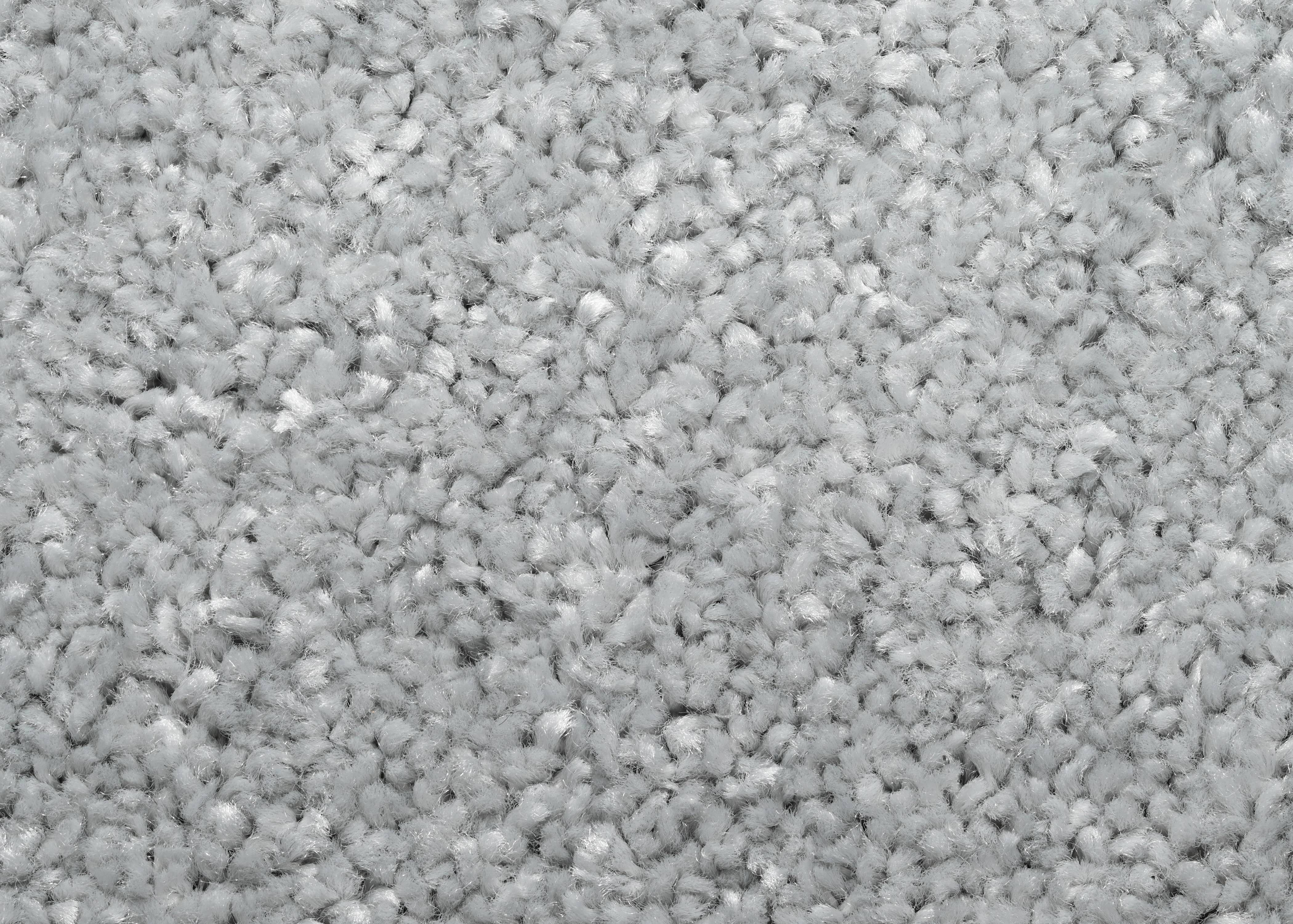 Garland Rug Gramercy Washable Polypropylene Silver Bathroom Runner, 22” x 60”