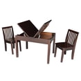 thumbnail image 4 of International Concepts Indoor Wood Kids Lift Top Table and Chair Set in Unfinished - 3 Piece Set, 4 of 4