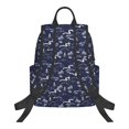thumbnail image 2 of Naloa Hawaiian Style Print Lightweight DayBackpack Suitable for school, work, shopping, travel, etc., 2 of 5
