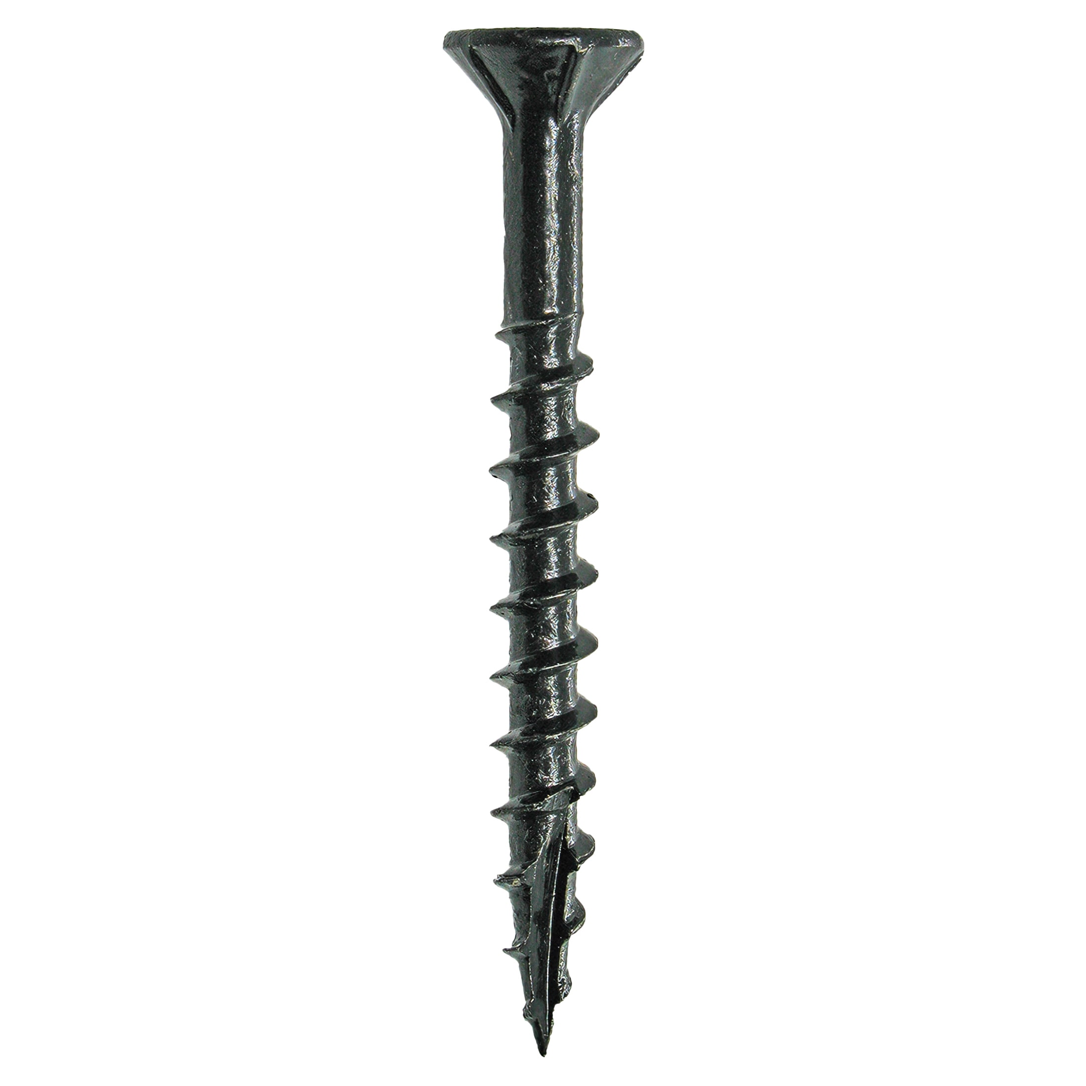(2 pack) Grip-Rite PrimeGuard Plus #8 x 1-5/8 in. Black Wood to Wood Deck Screw 1lb.